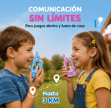 Walkie Talkies De Video Con Pantalla